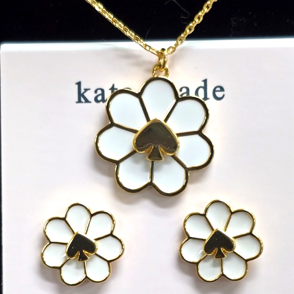 Kate Spade Day Tripper Pendant Necklace & Earrings